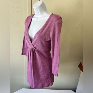 Sold…ANN TAYLOR LOFT Deep V Neck Blouse